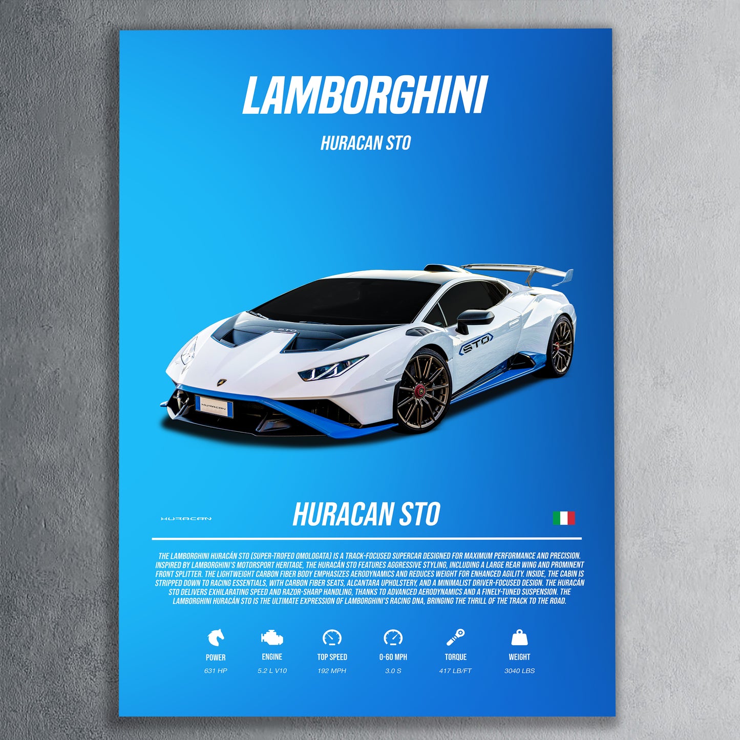 A01 Lamborghini Huracan STO
